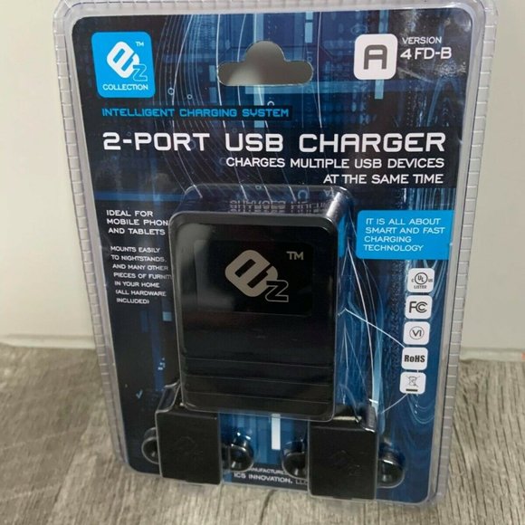 EZ COLLECTION 2-PORT USB CHARGER - Picture 1 of 1